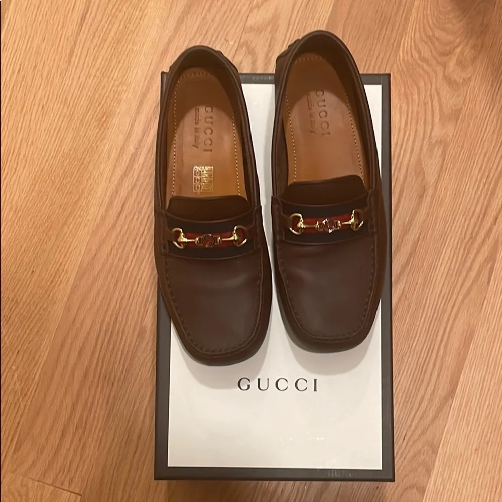 Gucci Horsebit Leather Loafers – Brown, worn once
Original Retail: $940 - Picture 5 of 9